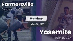 Matchup: Farmersville High vs. Yosemite  2017