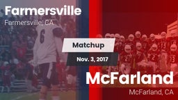 Matchup: Farmersville High vs. McFarland  2017
