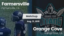 Matchup: Farmersville High vs. Orange Cove  2018
