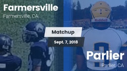 Matchup: Farmersville High vs. Parlier  2018