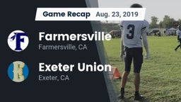 Recap: Farmersville  vs. Exeter Union  2019