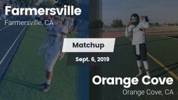 Matchup: Farmersville High vs. Orange Cove  2019