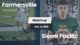 Matchup: Farmersville High vs. Sierra Pacific  2019