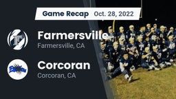 Recap: Farmersville  vs. Corcoran  2022