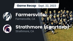 Recap: Farmersville  vs. Strathmore (Spartans) 2023