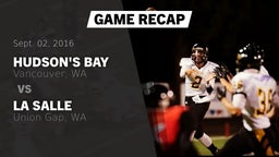 Recap: Hudson's Bay  vs. La Salle  2016