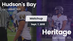Matchup: Hudson's Bay High vs. Heritage  2018