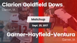 Matchup: CGDHS vs. Garner-Hayfield-Ventura  2017