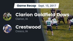 Recap: Clarion Goldfield Dows  vs. Crestwood  2017