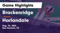 Brackenridge  vs Harlandale  Game Highlights - Aug. 24, 2023