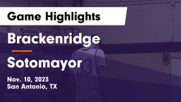 Brackenridge  vs Sotomayor  Game Highlights - Nov. 10, 2023