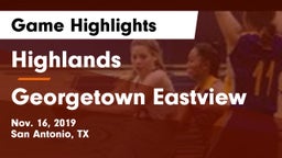Highlands  vs Georgetown Eastview Game Highlights - Nov. 16, 2019