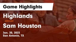 Highlands  vs Sam Houston  Game Highlights - Jan. 20, 2023