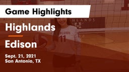 Highlands  vs Edison  Game Highlights - Sept. 21, 2021