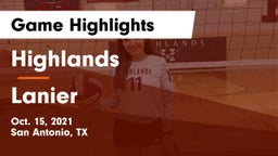 Highlands  vs Lanier  Game Highlights - Oct. 15, 2021