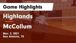 Highlands  vs McCollum  Game Highlights - Nov. 2, 2021
