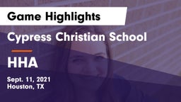 Cypress Christian School vs HHA Game Highlights - Sept. 11, 2021