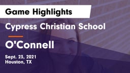 Cypress Christian School vs O'Connell Game Highlights - Sept. 23, 2021