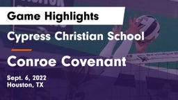 Cypress Christian School vs Conroe Covenant Game Highlights - Sept. 6, 2022