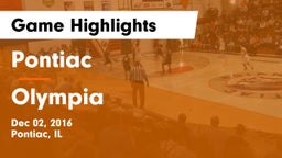 Pontiac  vs Olympia Game Highlights - Dec 02, 2016