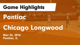 Pontiac  vs Chicago Longwood Game Highlights - Nov 26, 2016