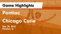 Pontiac  vs Chicago Curie Game Highlights - Dec 28, 2016