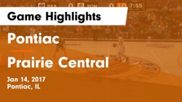 Pontiac  vs Prairie Central  Game Highlights - Jan 14, 2017