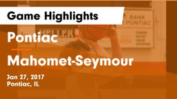 Pontiac  vs Mahomet-Seymour  Game Highlights - Jan 27, 2017