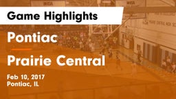 Pontiac  vs Prairie Central  Game Highlights - Feb 10, 2017