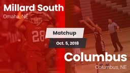 Matchup: Millard South vs. Columbus  2018