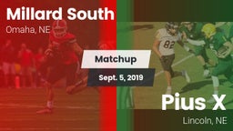Matchup: Millard South vs. Pius X  2019