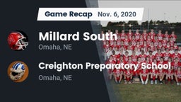 Recap: Millard South  vs. Creighton Preparatory School 2020