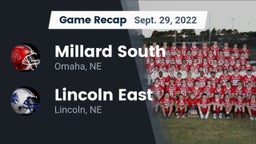 Recap: Millard South  vs. Lincoln East  2022