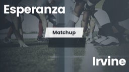 Matchup: Esperanza vs. Irvine  2016