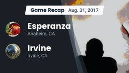 Recap: Esperanza  vs. Irvine  2017