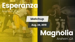 Matchup: Esperanza vs. Magnolia  2018