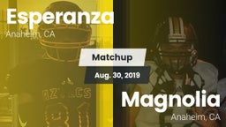 Matchup: Esperanza vs. Magnolia  2019