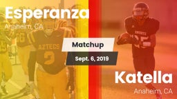 Matchup: Esperanza vs. Katella  2019
