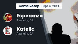 Recap: Esperanza  vs. Katella  2019