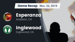 Recap: Esperanza  vs. Inglewood  2019