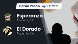 Recap: Esperanza  vs. El Dorado  2021