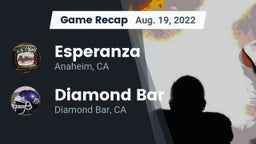Recap: Esperanza  vs. Diamond Bar  2022