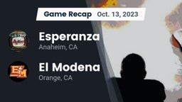 Recap: Esperanza  vs. El Modena  2023