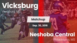Matchup: Vicksburg vs. Neshoba Central  2016