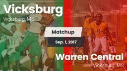 Matchup: Vicksburg vs. Warren Central  2017