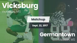 Matchup: Vicksburg vs. Germantown  2017