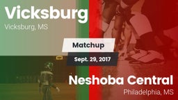 Matchup: Vicksburg vs. Neshoba Central  2017