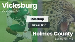 Matchup: Vicksburg vs. Holmes County 2017