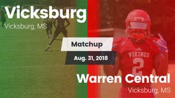 Matchup: Vicksburg vs. Warren Central  2018