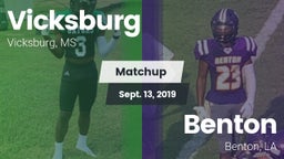 Matchup: Vicksburg vs. Benton  2019